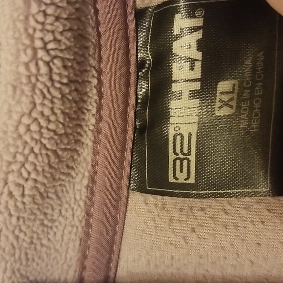 Ladies Button Snapneck Fleece Pullover. - Picture 5 of 6